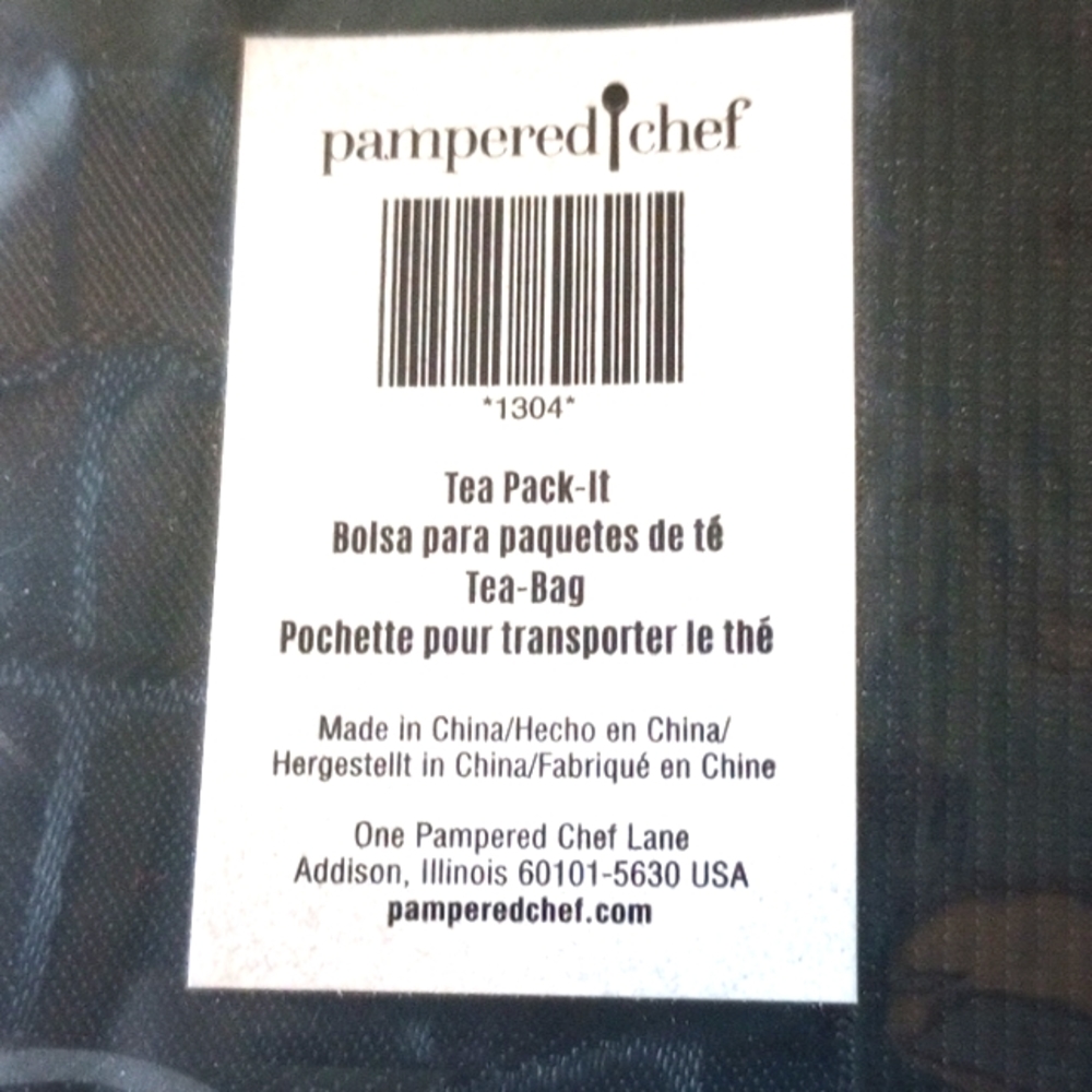 Pampered chef tea pack it